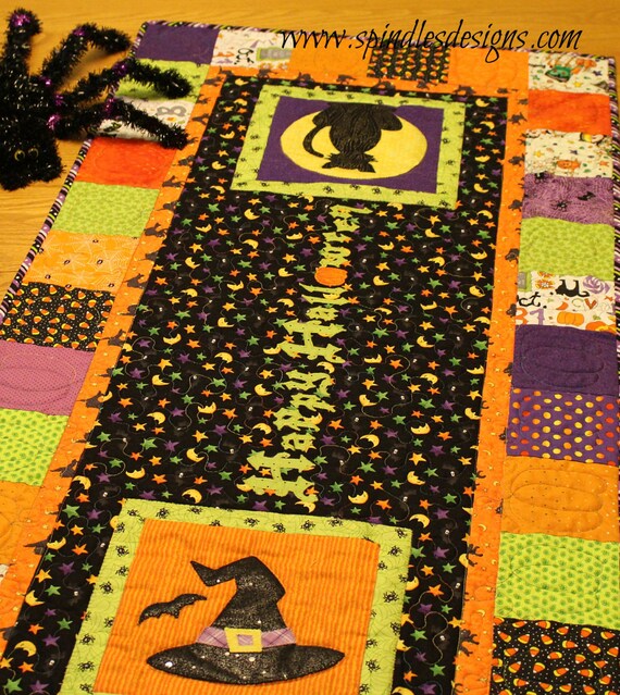 halloween table runner pattern scrappy table runner pattern