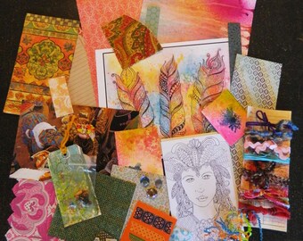 Boho Mixed Media Art Parts September 2016