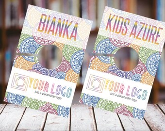 Consultant Hanger Tags, Clothing Rack Hanging Dividers, Clothing Style Name Divider for Clothes Racks - Instant Download. Mandala. Dividers