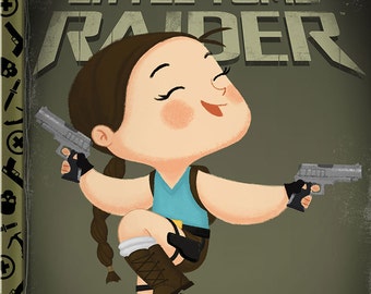 The Little Tomb Raider - 8x10 PRINT