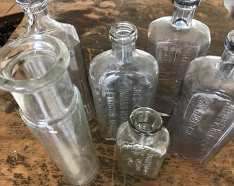 Apothecary Medicine bottle collection