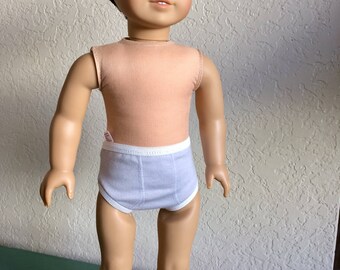 Customized AG Boy Doll, with black hair & brown eyes