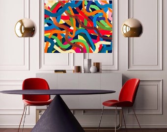 Acrylic painting on 18"x24" canvas