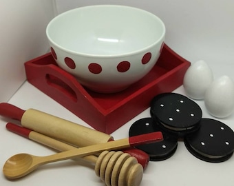Cookie Baking Set - Wooden Play Food