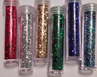 Beard Glitter Custom Blended Glitter Beard Holiday and Special Occasion Replacement Vial or Extra Color UB's Beard Basics One Vial