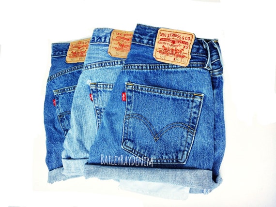 levis womens high waisted rolled cuff shorts