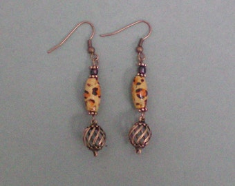 Earrings Wild Copper
