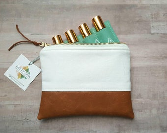 Essential Oil storage, roller bottle bag, roller bottle insert, essential oil case, essential oil travel, 4 or 8 roller bottle oil bag