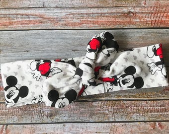 Mickey Mouse Headband, Disney Headband, Headband, Baby Knot Headband, Disney Baby Headband, Mickey Mouse Baby Headband, Baby Mickey Headband