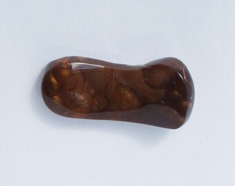 Fire Agate 33 x 10 mm Freeform Cabochon