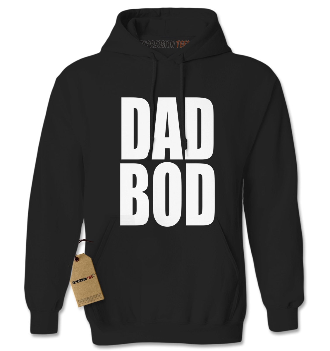Hoodie Dad Bod Hooded Jacket Sweatshirt Fathers Day Hoodie