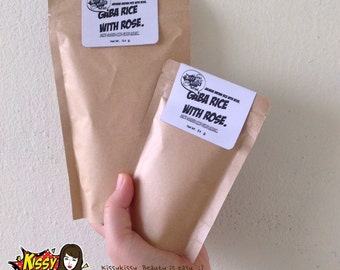 2packRefill-Natural 100% (Hom mali Thai rice)Jasmine gaba rice with rose face mask and scrub 2 in 1-50g.&120g.