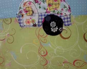 Shabby chic cushion cover