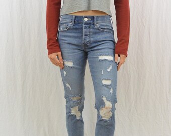Upcycled Colorblock Crop Top, Size XS-Small, Sporty, Size XS-Small, Tumblr Clothing, OOAK, Raglan Shirt, Raglan Crop Top