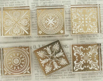 Crystal Square Lace Stamp--crystal flower stamp--6 style can be chosen
