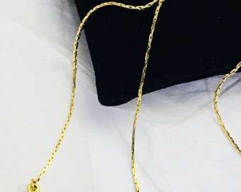Vintage Napier Signed Gold Toned Lariat Necklace