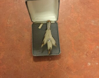 Antique animal foot broach