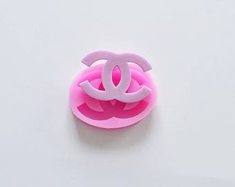 Designer Inspired Double C Silicone Mold