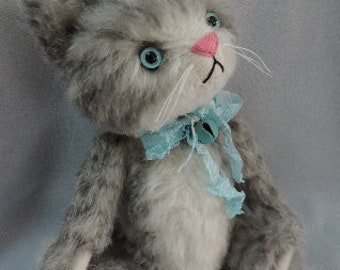 Elliot - Mohair Artist Bear Cat Kitten - Aleta Breese
