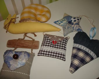 set of hanging decorations