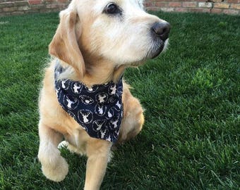 deer dog bandana, dog bandanas, arrows dog bandana, dog bandana, cat bandana, hunting dog bandana, Blue bandana, Maroon bandana, Buck