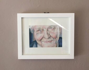 Original David Attenborough Drawing