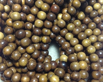 Robles wood 8 mm wood beads