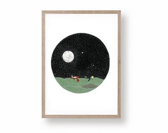 Starry Night Walk, Fox and Prince, Moonlight Walk