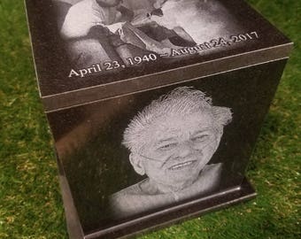Handmade Adult Granite Urn 150 to 250 CU Personalised Urn Cremation Urn Pet Urn Urn for ashes Urn for human ashes Dog Urn Cat urn Handmade