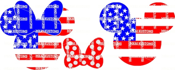 Download Minnie Mouse Svg/ Mickey Mouse Svg/ 4th of July Svg/ Disney