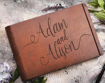 Wedding guest book Wedding guestbook wooden Guest Book Rustic guest book Guestbook Custom guest book Guestbook rustic Wedding guest books