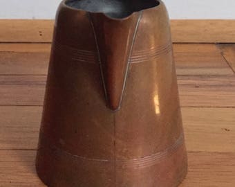 Antique Copper Creamer: August Dannhauer
