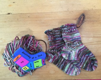 Hand Knit Baby Socks Etsy