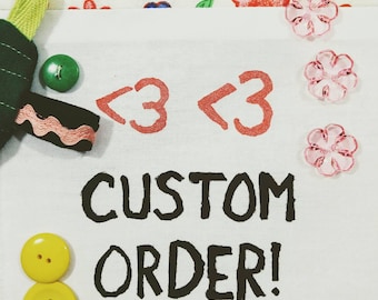 Deposit for a custom bag or pouch