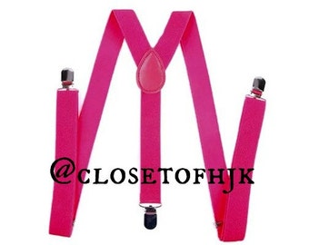 hot pink suspenders,pink suspenders,boy suspenders,suspender,baby suspenders,wedding suspenders,toddler suspender,pink suspenders,photo prop