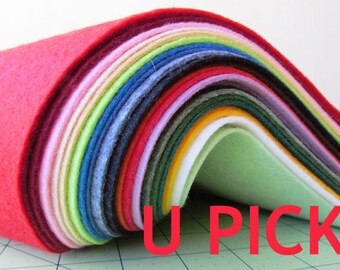 4 U PICK -18"X12" Sheets Merino Wool blend Felt