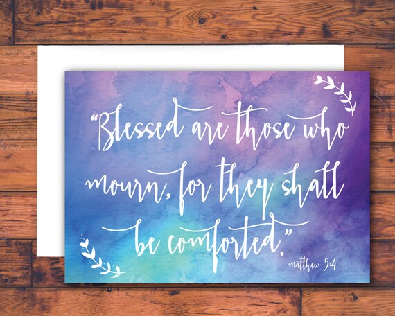 Praying for you / christian sympathy condolence card