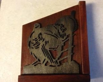 Turkey wooden cutout shelf decor or wall hanging