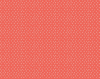 Heart and Soul - C6704-Red Heart Triangle Red by Deena Rutter for Riley Blake Designs