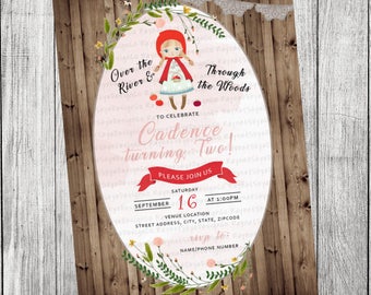 Little Red Riding Hood Invitation
