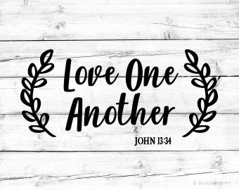 Download Love one another svg | Etsy