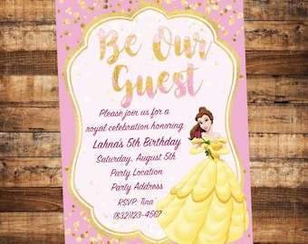 Be Our Guest Invitation Template 7