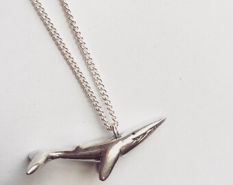 Blue whale pendant
