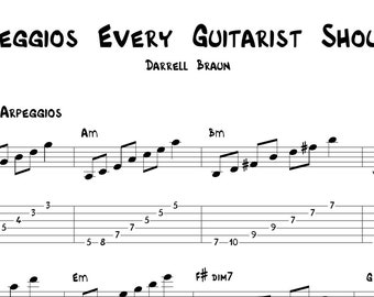 Easy Arpeggios Every Guitarist Should Know!