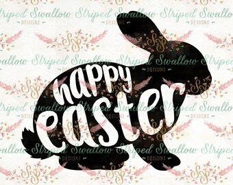 Happy Easter SVG Digital Cut File
