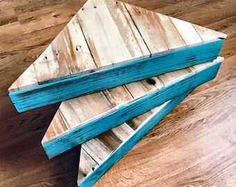 Reclaimed Corner Shelves
