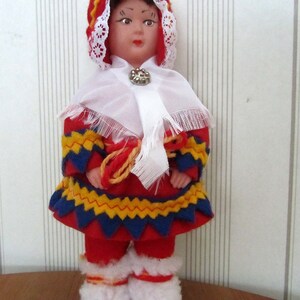 Finnish Lapland doll Vintage souvenir Sami doll