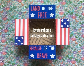 Land of the Free Care Package Flaps