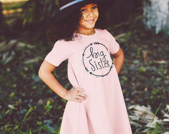 big sister dress, pregnancy announcement shirt, big sister shirt