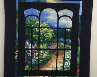 Summer garden thru my window